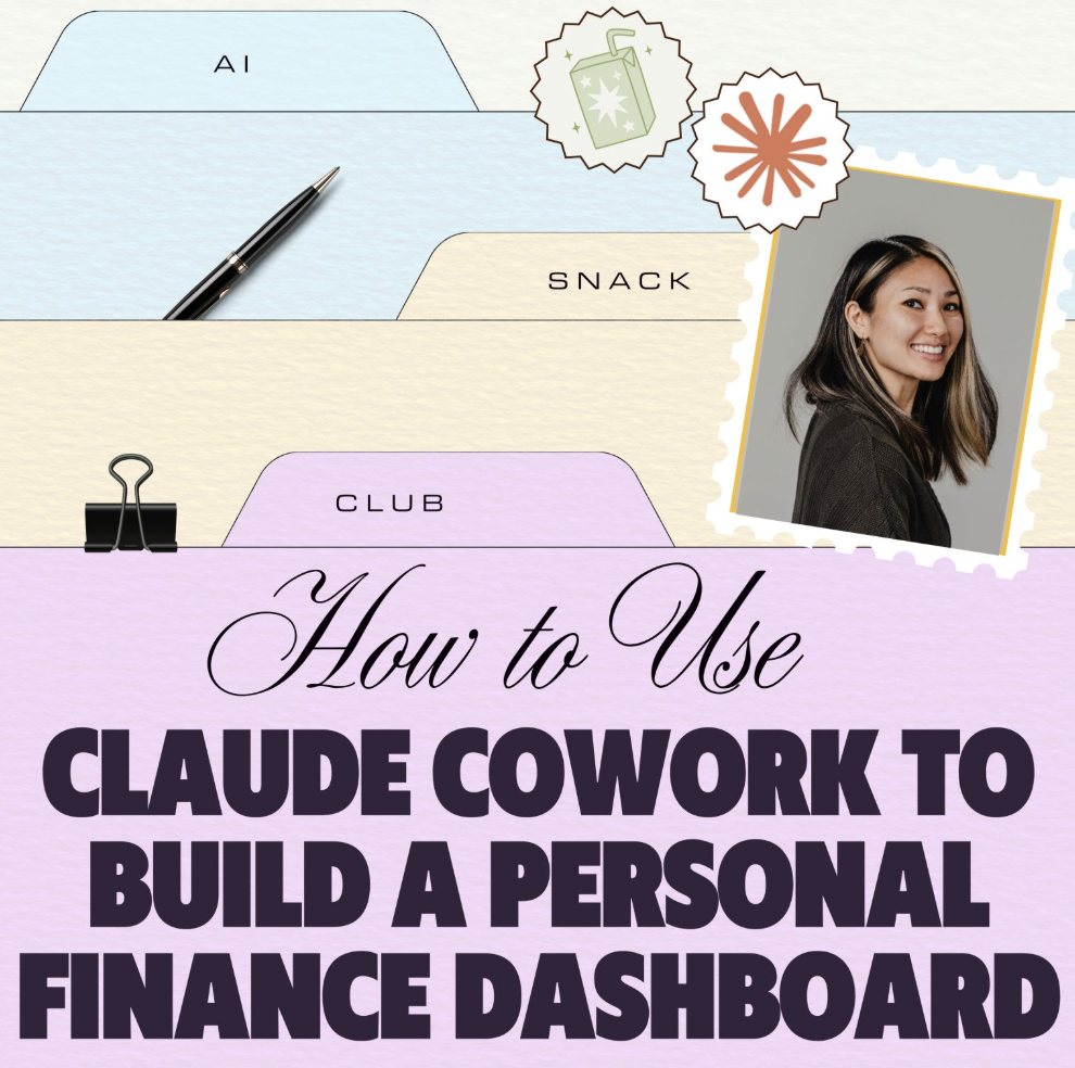 Claude Cowork: Build a Personal Finance Dashboard — workshop event graphic